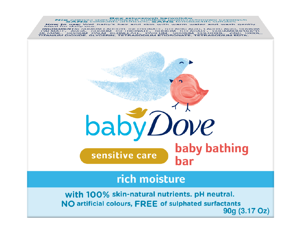 Dove Sensitive Care Rich Moisture Baby Soap 90G